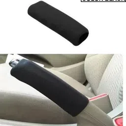 silkyfit Car Handbrake Soft Rubber Cover Black For Mahindra XUV500 AT W10 AWD Car Handbrake Grip image 4