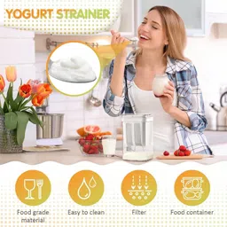 mooka Yogurt & Curd Maker Fine Mesh Yogurt Maker image 2