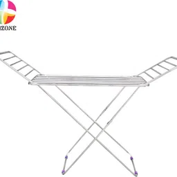 unizone Steel, Plastic, Aluminium Floor Cloth Dryer Stand (Palang Medium) Stand Palang Foldable Clothe Stand 12 Month Warranty-picture-17