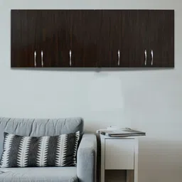 speciality panels 6 Doors Modular Wall Cabinet with Termites Resistance Naturally Free assembly Engineered Wood Close Book Shelf-picture-20