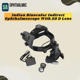 SA OPHTHALMIC Indian Binocular Indirect Ophthalmoscope With 20 D Lens Binoculars image 4