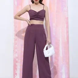 tokyo talkies Top Palazzos Co-ords Set-picture-24