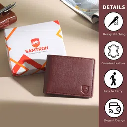 samtroh Men Brown Artificial Leather Wallet image 2