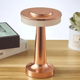 kreative arts Touch Sensor LED Table Lamp Sleek & Modern Lighting | Gold Design 2 image 1