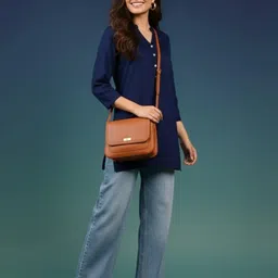 raaka Casual Regular Sleeves Solid Women Blue Top-picture-10