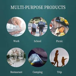 cherrybox Cutlery Set Spoon Fork & Chopstick Set with Sliding Storage Box Stainless Steel Cutlery Set image 5