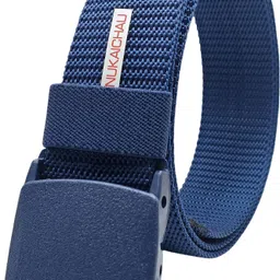 nukaichau Men Casual, Evening, Party Blue Nylon Belt-picture-10