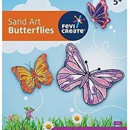 fevicreate Make Your Own Sand Art Butterflies Learning Craft and DIY Kit for Kids image 2
