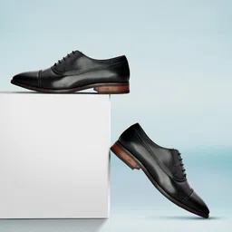 san frissco Stylish Comfortable Synthetic Leather Lace-Ups Formal Derby For Men image 5