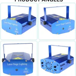 kavyara Blue Mini DJ Laser Light Show – RGB LED Effects for Home & Club Use Shower Laser Light image 3