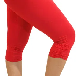 pinkshell Women Red Capri image 4