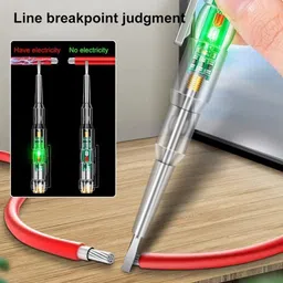 omkarzone High-Brightness Voltage Tester Multi-Function LED Pen with Screwdriver Pack of 1 Digital Voltage Tester image 3