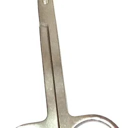 shree kesar medical Nawani StainlessSteel Small Eyebrow Nose Hair Scissors, Size - 4.5 Inch Scissors image 3