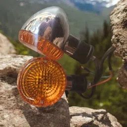 bikebloom Side, Rear, Front Halogen Indicator Light for Kawasaki Boxer image 2