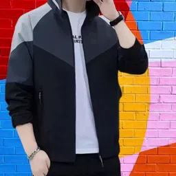 Men Colorblock Casual Jacket-image-28