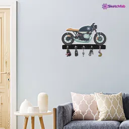 raptech Key Holder for Home|Wooden Key Stand for Wall|Key Hanger|Key hooks (11403) Wood Key Holder image 2