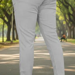 ksk Men Solid Grey Track Pants image 2