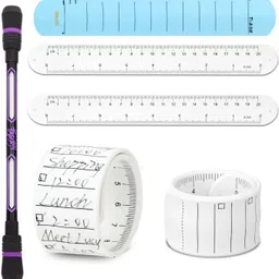 twinzen 2Pcs Slap Silicone Reminder Bracelet, Reusable Wearable Wrist Notepad Boys & Girls Wrist Band-picture-11