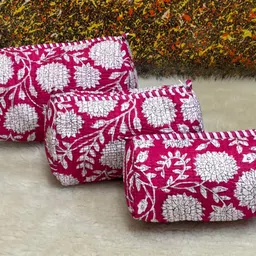 nexwave Women Maroon Cosmetic Bag image 1