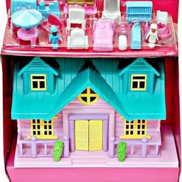 mahi zone Dream Funny House Play Set Doll House Set for Boys and Girls_M129 image 2