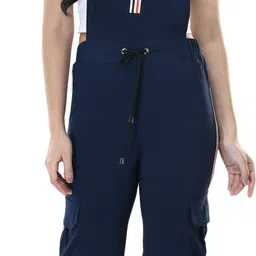 neysa Women Dark Blue Dungaree-picture-13