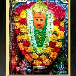 lokanj MAA CHAMUNDA PHOTO FRAME | KANGRA DEVI HIMACHAL PRADESH SIZE 33 * 23 CM Religious Frame image 1