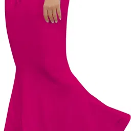 GrowMore Shapewear Pink-L Lycra Blend Petticoat image 2