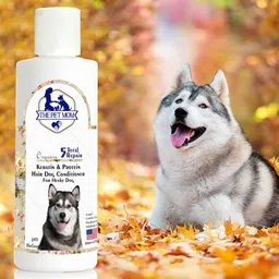 the pet mom Keratin & Protein Hair Dog Conditioner For Husky Dog, Puppy -Dullness/Split Ends Conditioning Fresh Fragrance, Soft, Silky, Shine Dog Hair -Control Hair Fall | All Dog Breed, Dog Shampoo image 3