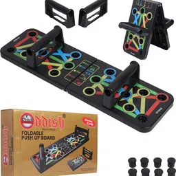 oddish Push Up Board System, 15 in 1 AND HAND GRIP AND FINGER GRIPPER COMBO PACK Fitness Accessory Kit Kit image 3