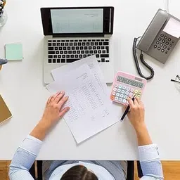 sanmati SM-73-12 Digits Large LCD Display Small Desktop Calculator 12 Digits Large LCD Display Small Desktop Calculator Mechanical Switch Basic Calculator image 3