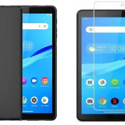 a-allin1 Screen Guard & Protector Applicator Accessory Combo for Tab Glass & Back cover for Lenovo Lenovo Tab M7 (2nd Gen) image 3