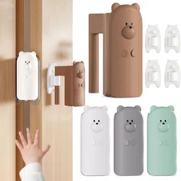 proberos Silicone Door Hinges Guards Baby Proofing Anti Pinch Kids Safety Removable 4PCS-picture-15