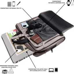 hvh world Men & Women Grey Messenger Bag image 4