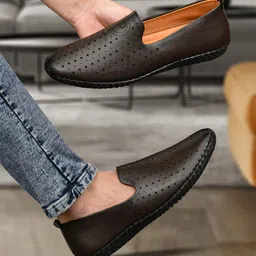 klusener Synthetic Lazer Cuts Mojari Loafers For Men-picture-17