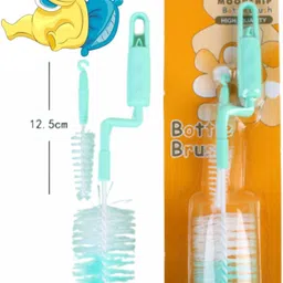 dr-gentle 2 Pcs Baby Milk Bottle Nipple Straw Brush Sponge Nylon Cleaning Brush Cleaner-picture-22