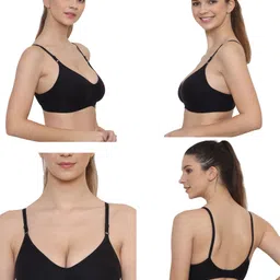 stogbull Pack of 2 Women Full Coverage Non Padded Bra image 2