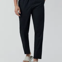 xyxx Pace IntelliEaze Cotton Solid Black Men Pyjama image 2