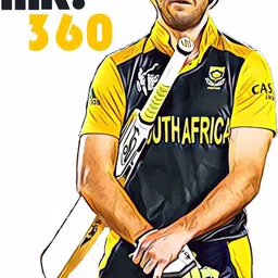 stickeryard 55 cm Mr 360 AB de Villiers Self Adhesive Sticker-picture-21