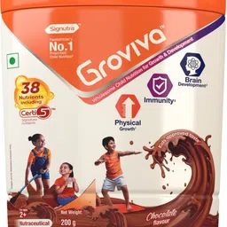 groviva Wholesome Child Nutrition for Growth & Development - 200g Jar (Chocolate)-picture-18