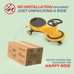 miss & chief Cruiser�Assembled�Swing�Car�for Kids (2-5 Years) Rideons & Wagons Non Battery Operated Ride On image 5