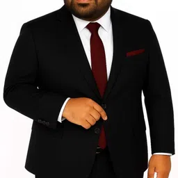 ifox lifestyle Men Plus/Big/Tall Size Two Piece formal/Party/Wedding/Marriage Solid Suit image 3