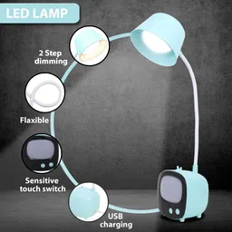 akr Rechargeable LED Touch On/Off Uniqe Switch Touch Dimmer Study Lamp Study Lamp-picture-18