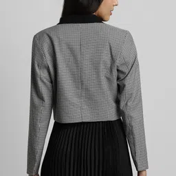 allen solly Women Printed Single Breasted Casual Blazer image 2