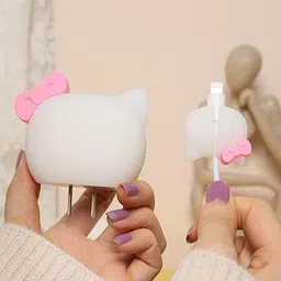 Ruru Kitty Character Charger Case Cover for iPhone 18-20W 360 Degree Cable Protector image 2