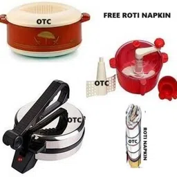 Combo Pack Of Free Napkin || Dough Maker||Casserole||HR-130 Roti and Khakra Maker-image-4