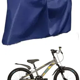 ronish Cycle Cover Plain Blue For Platoon FX Bicycle Cover Free Size-picture-10