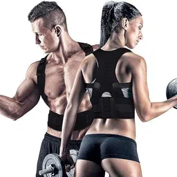 newsparsh Rekha Shoulder Back Bone Braces For Men and Women Lumber Chest Back / Lumbar Support image 4