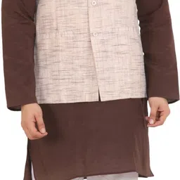 latest chikan Men Self Design Nehru Jacket image 5