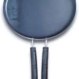 naayagi - iron roti tawa, omelette tawa - flat with border, wooden handle - 10 inch Tawa 22.5 cm diameter-picture-27