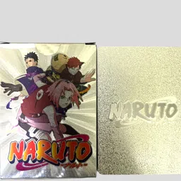 woyr Premium 55 PC Silver Foil Naruto Itachi Sasuke Booster Playing Cards Game-picture-10